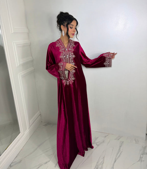 Ruby Velvet Dress