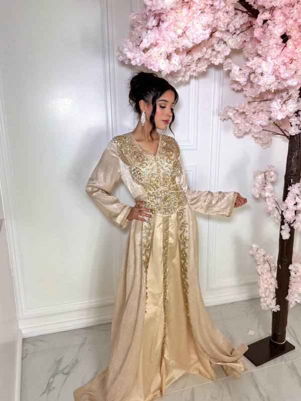 Gold Moroccan Abaya